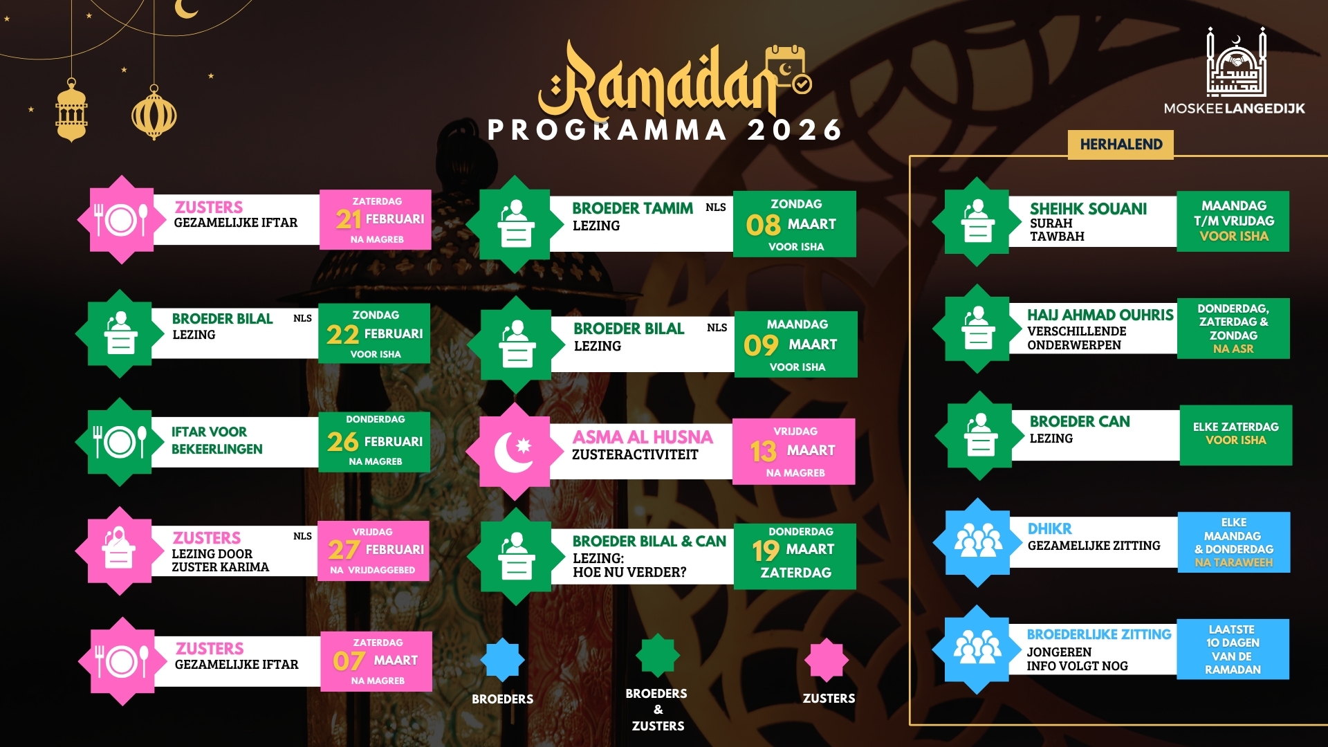 Programma Ramadan 2026/1447