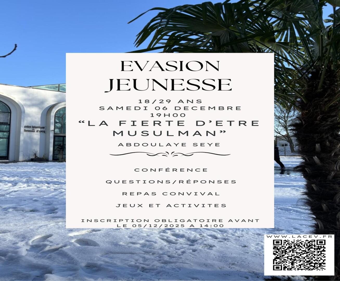 Evasion jeunesse 18/29 ans