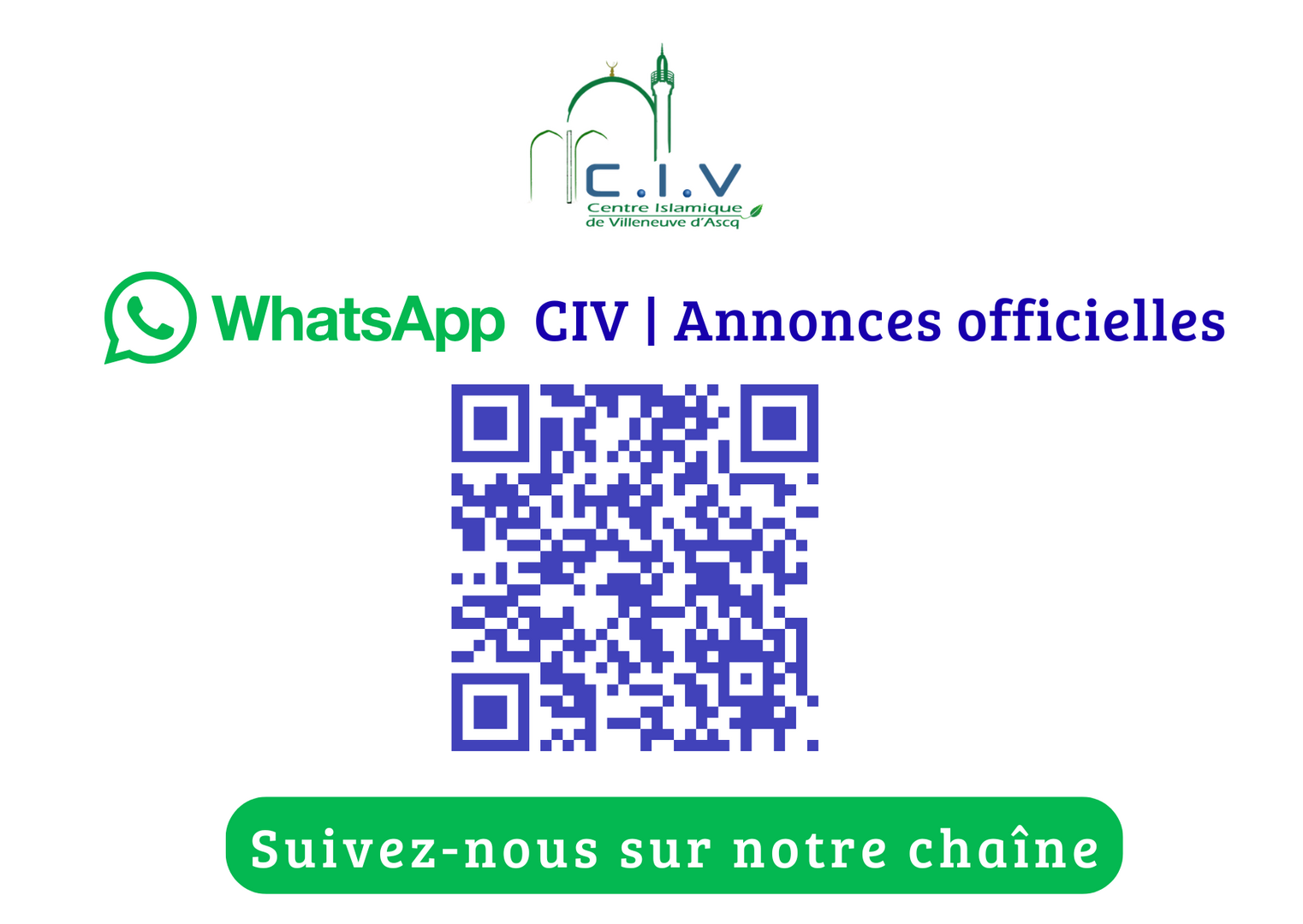 QR CODE WHATSAPP CIV
