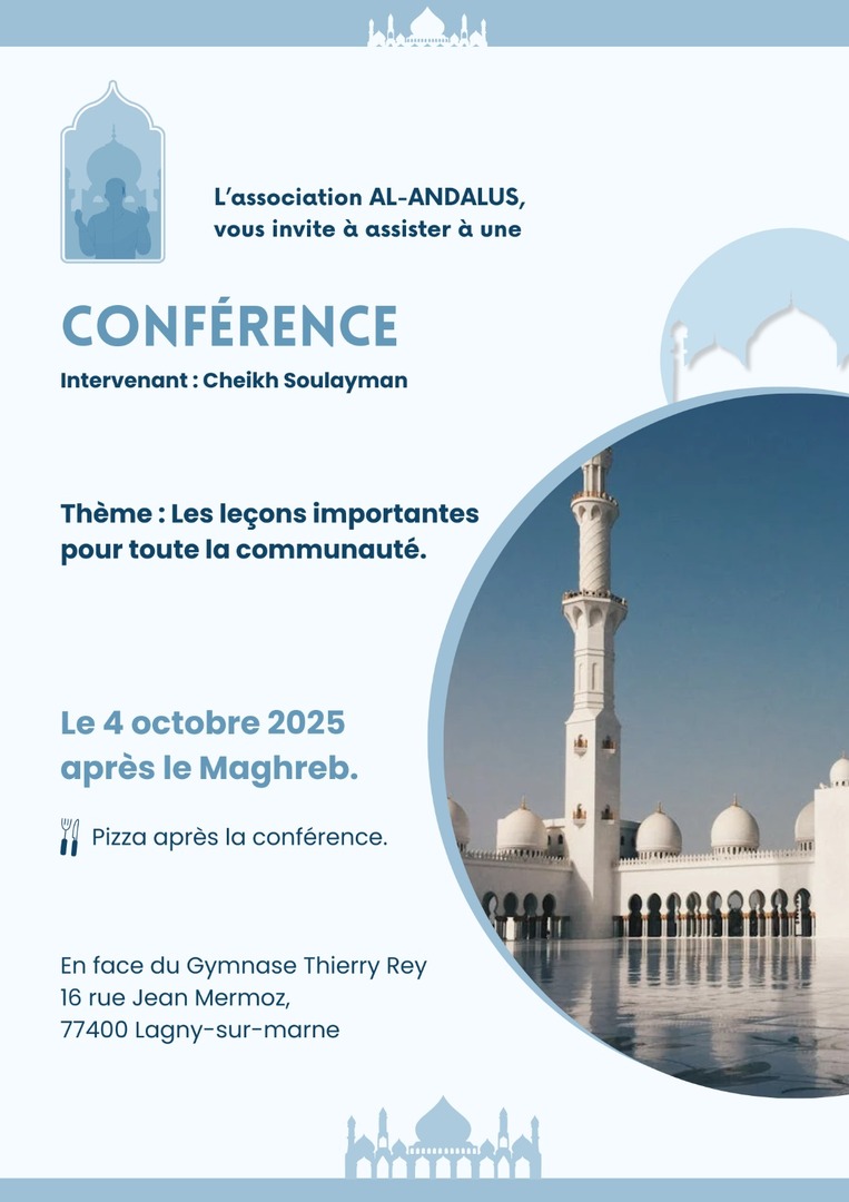 Conférence le 04 Octobre 19h30