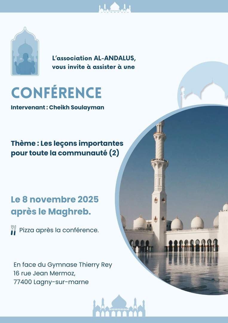 Conf & pizza: 28/11 après Maghreb