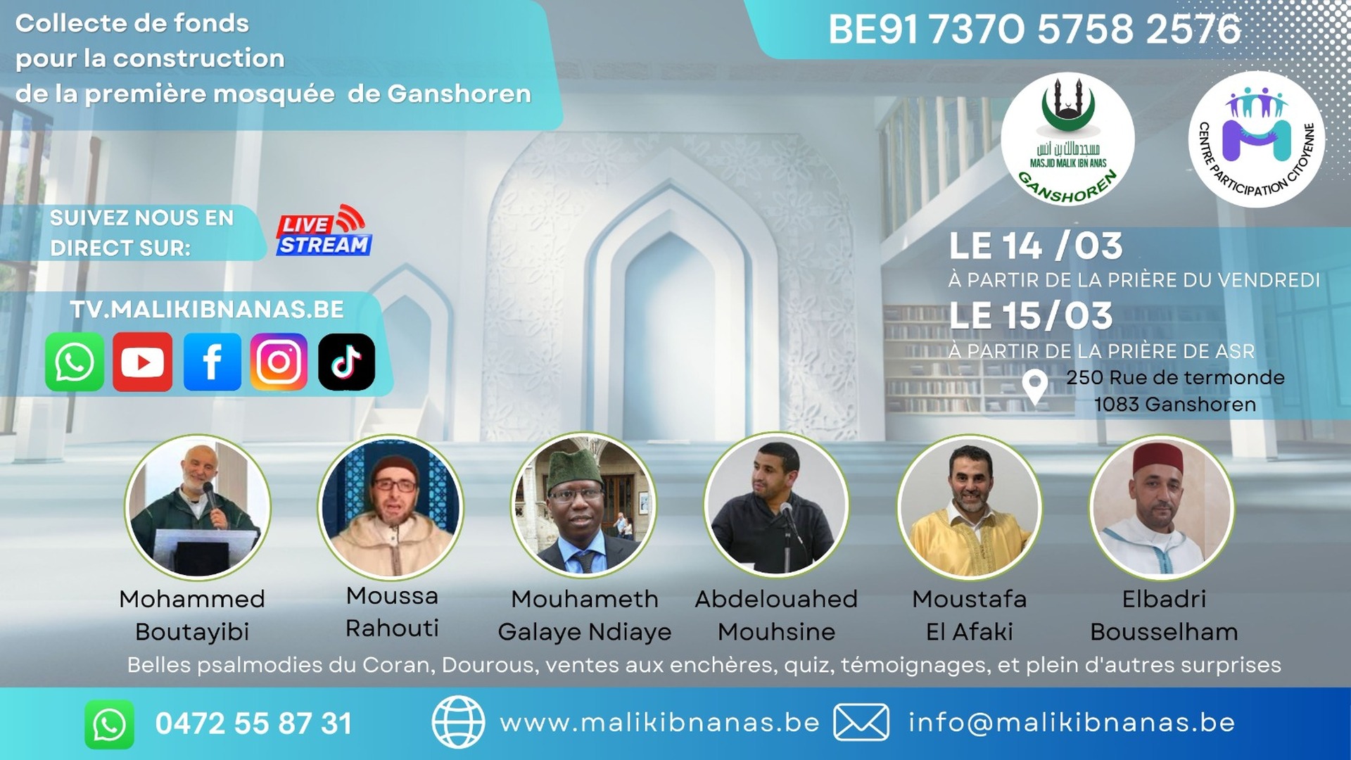 Benefit 14-15 mars