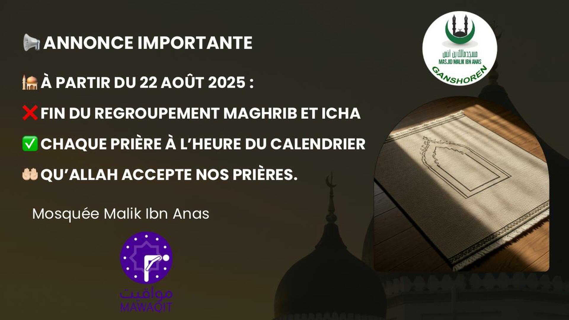 Fin du regroupement