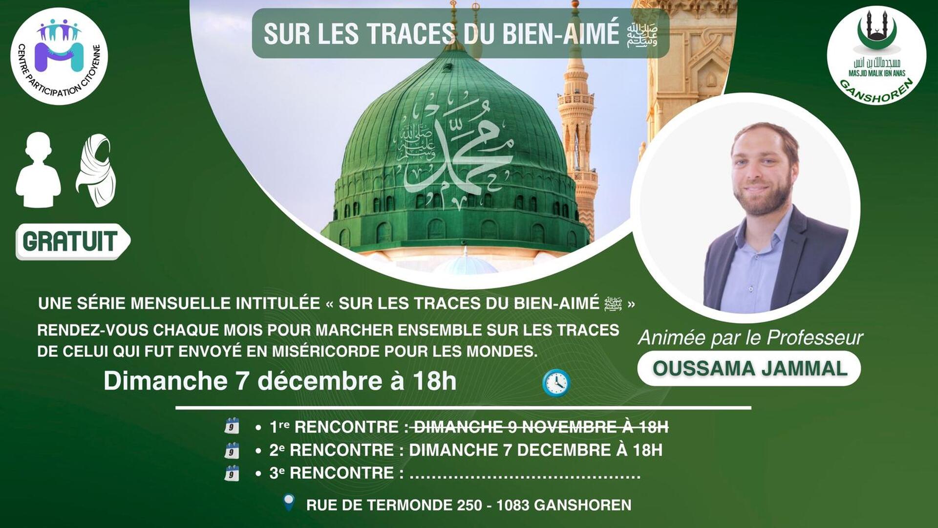 Sur les traces du Bien-aimé SWS 7/12 18h