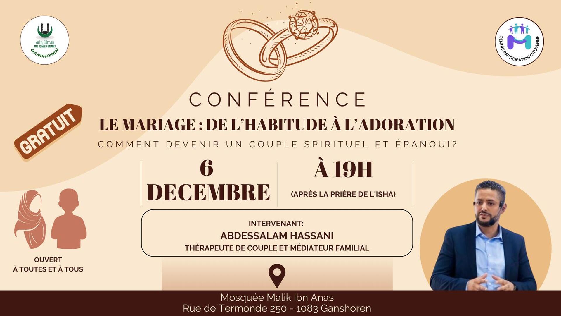Mariage, de l'habitude à l'adoration.