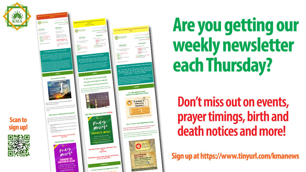 Sign up for our weekly newsletter