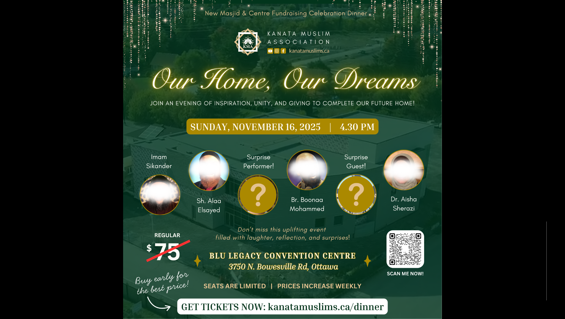 BUY NOW: Fundraising Celebration Dinner