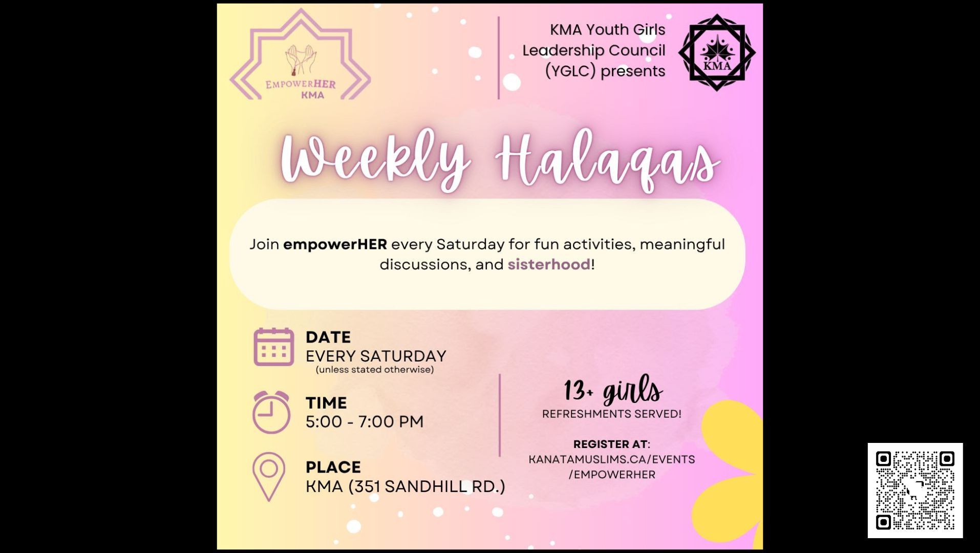 EmpowerHer Girls (13+) is back!