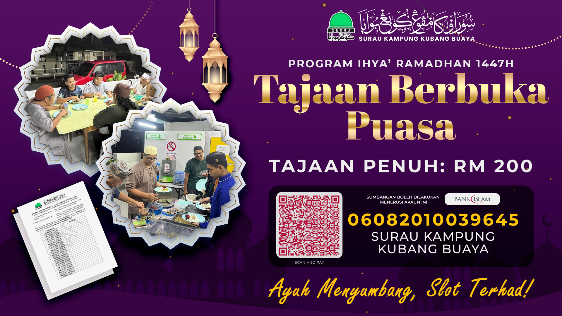 tajaan bukak puasa