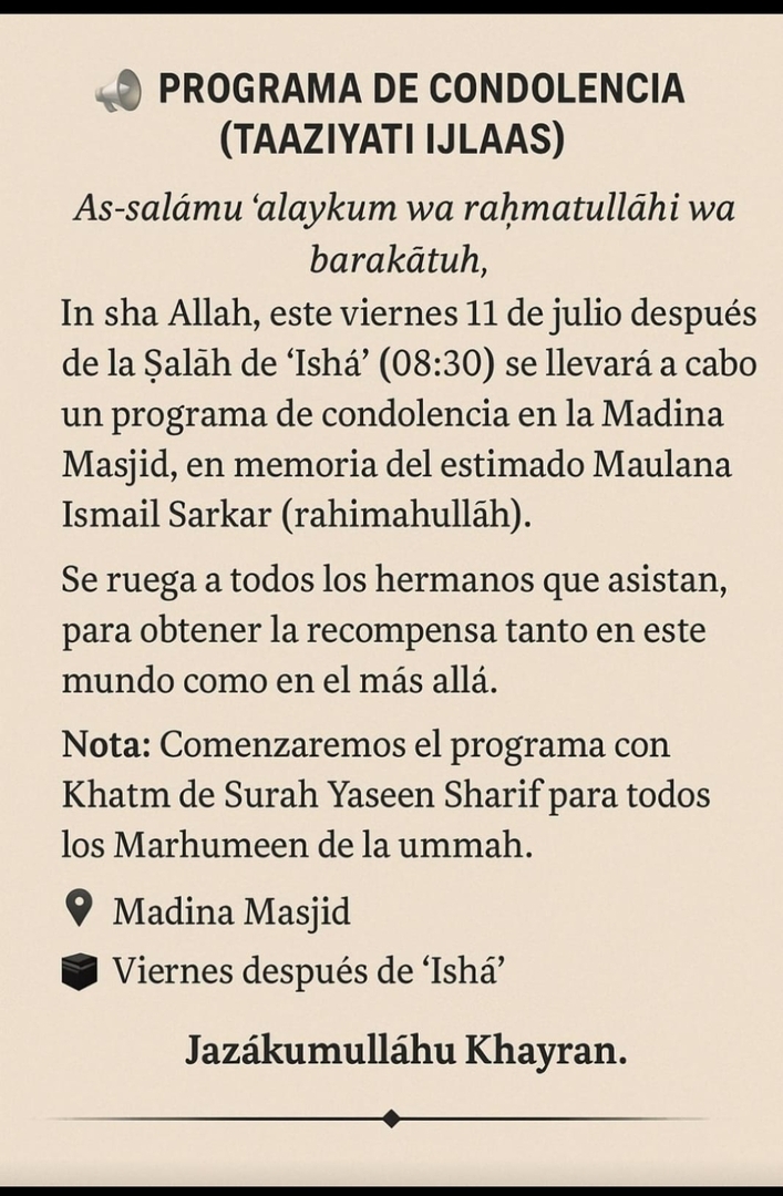 Programa de Condolencia