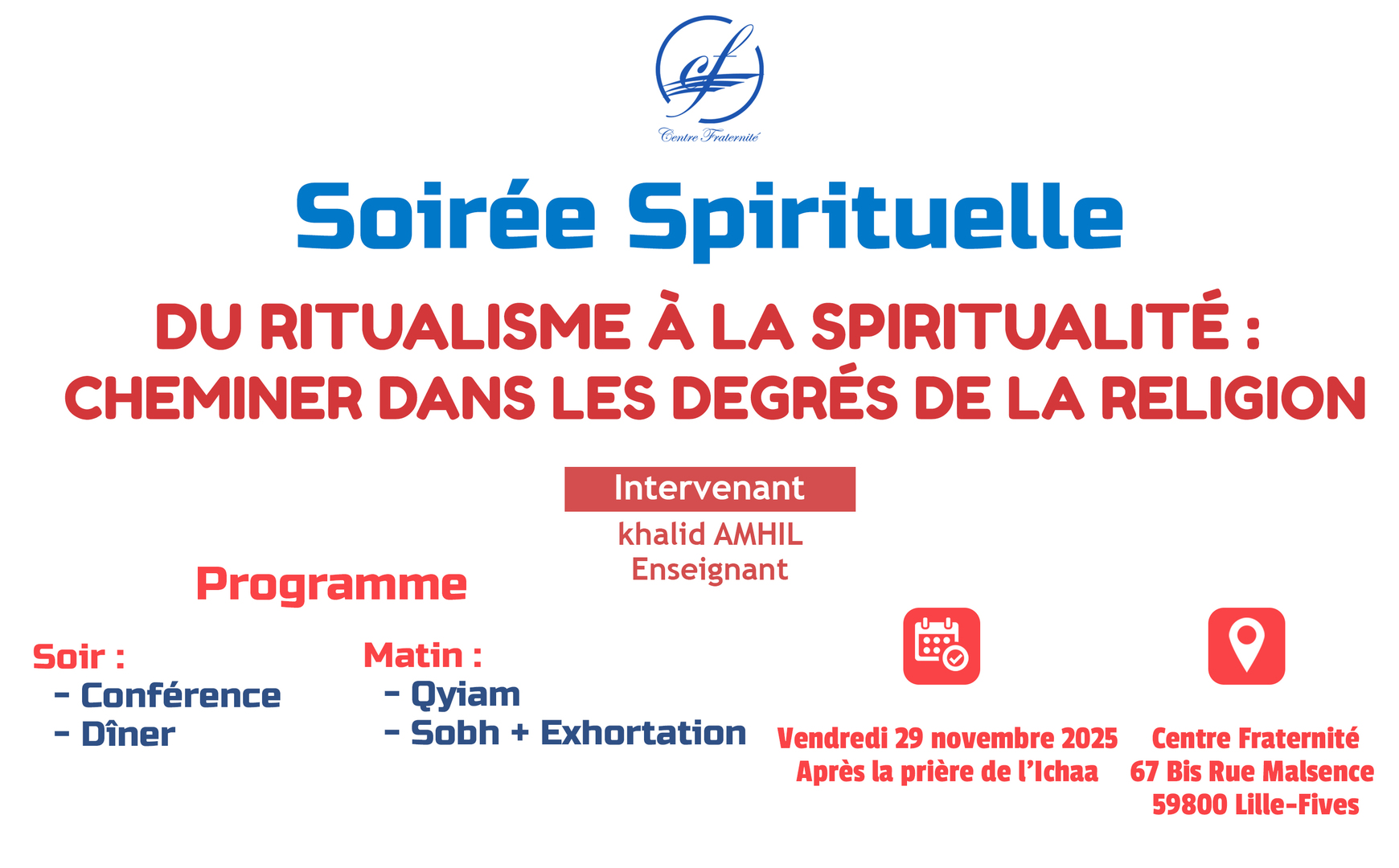 Soirée spirituelle