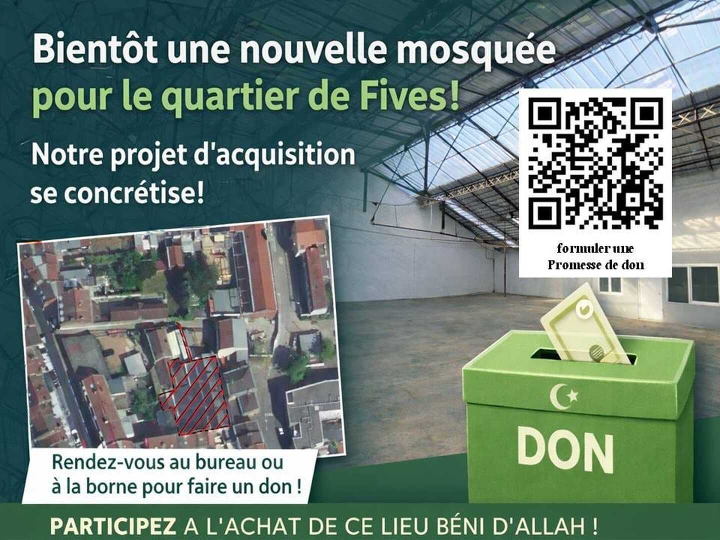 Nouvelle mosquée : Projet d'acquisition