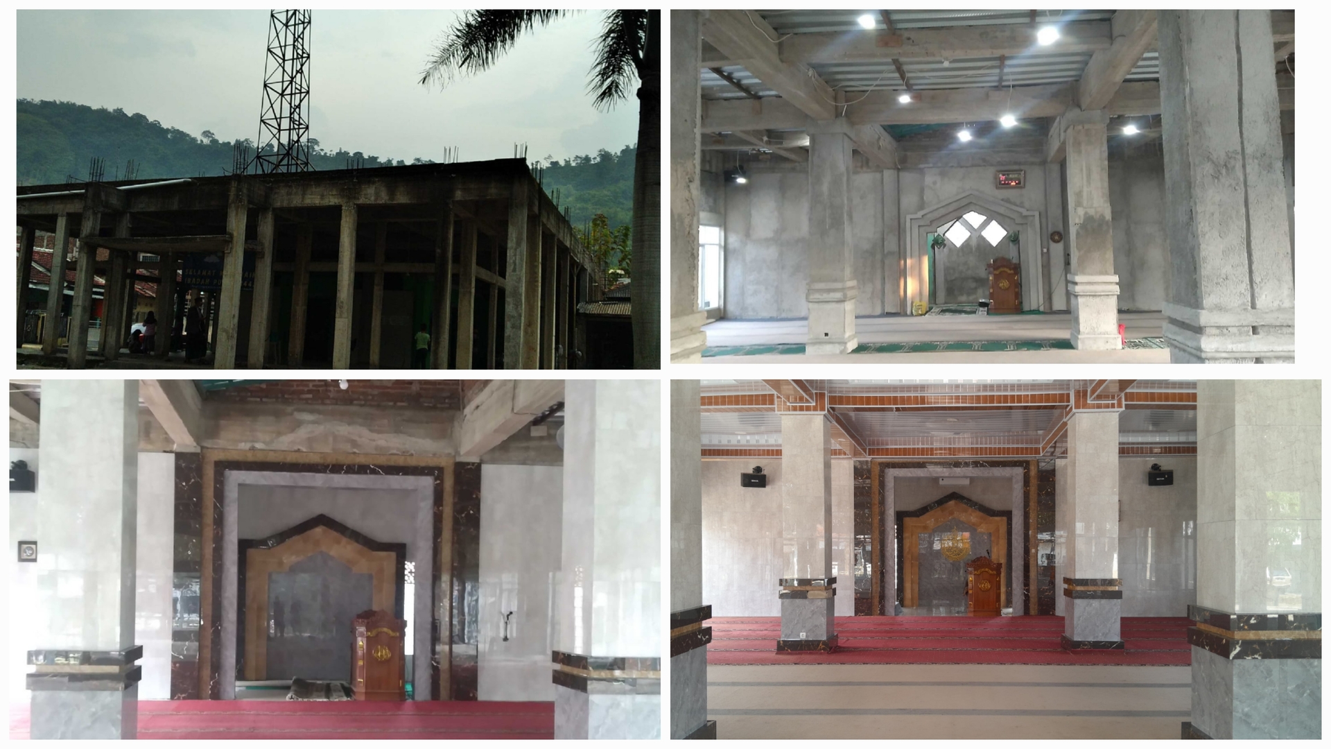 Progres Renovasi masjid