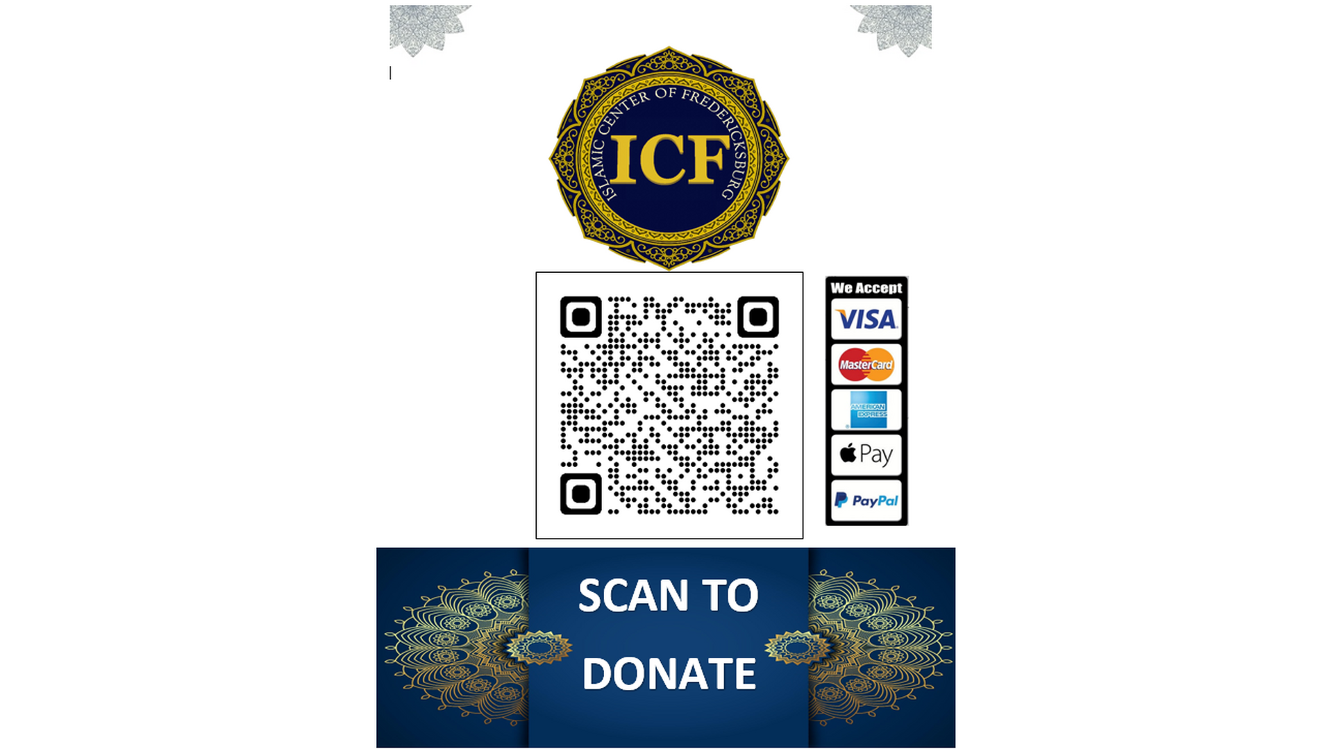 Scan to DOnate