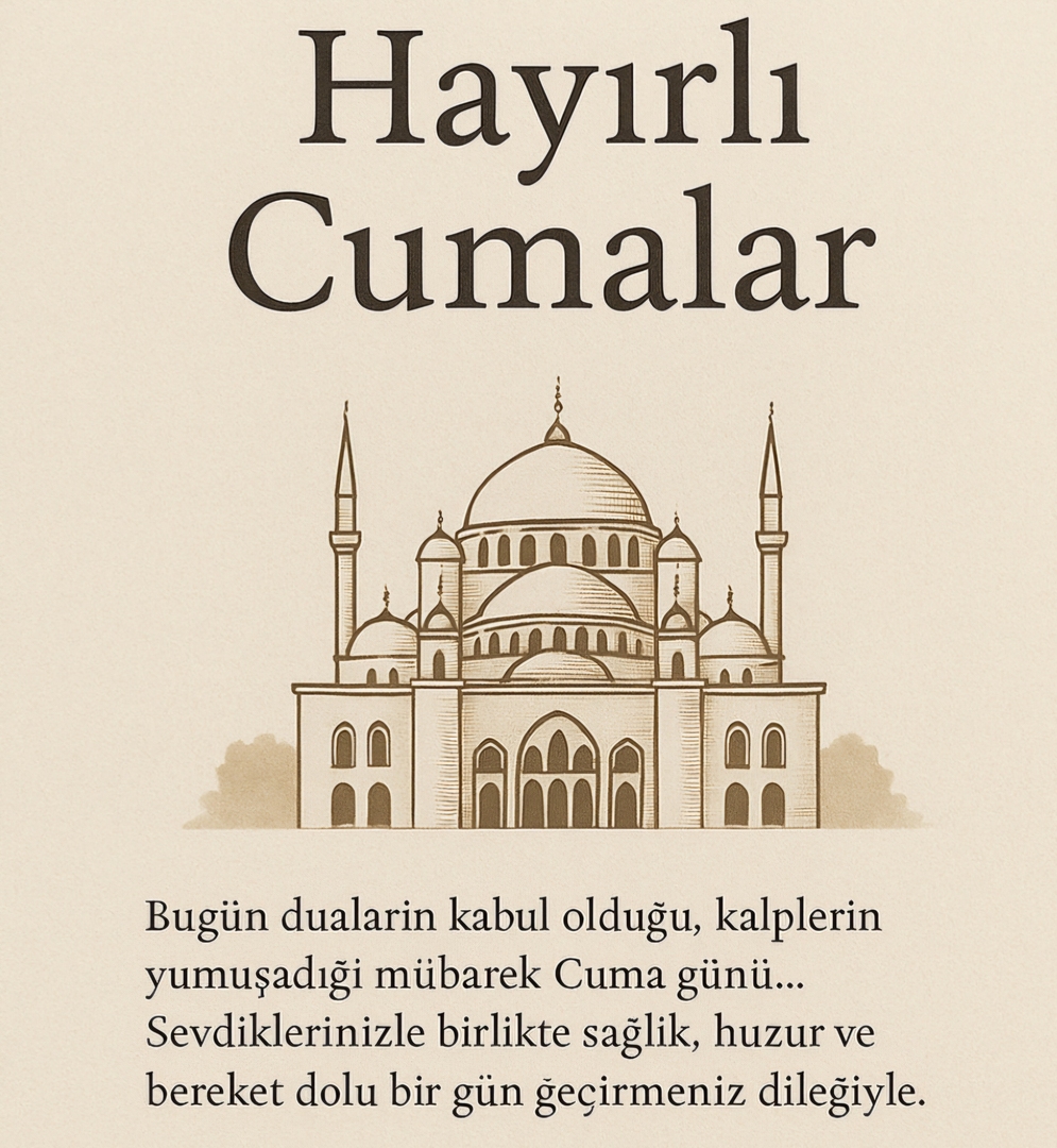 Cumanız mübarek olsun