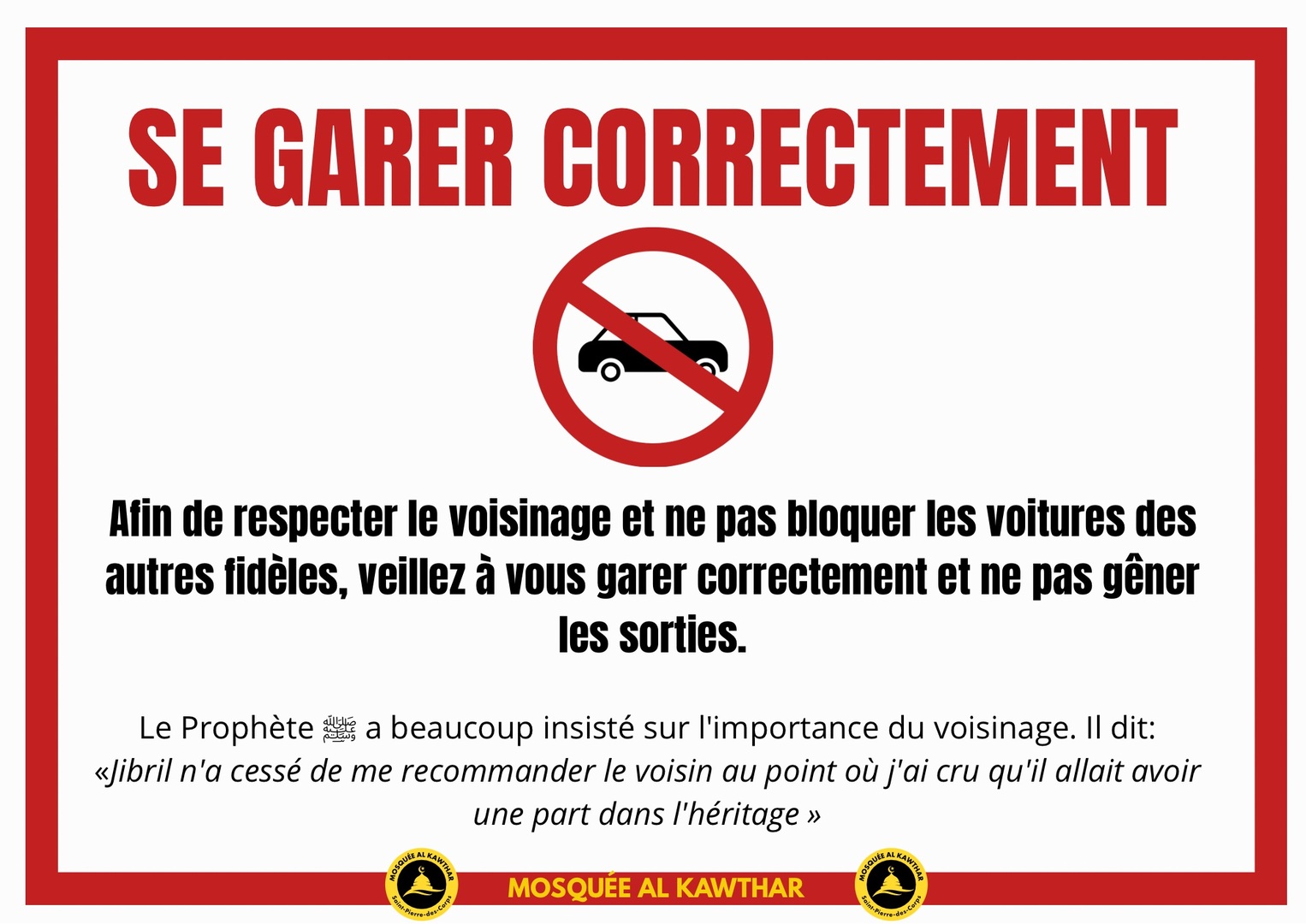 Respect du voisinage