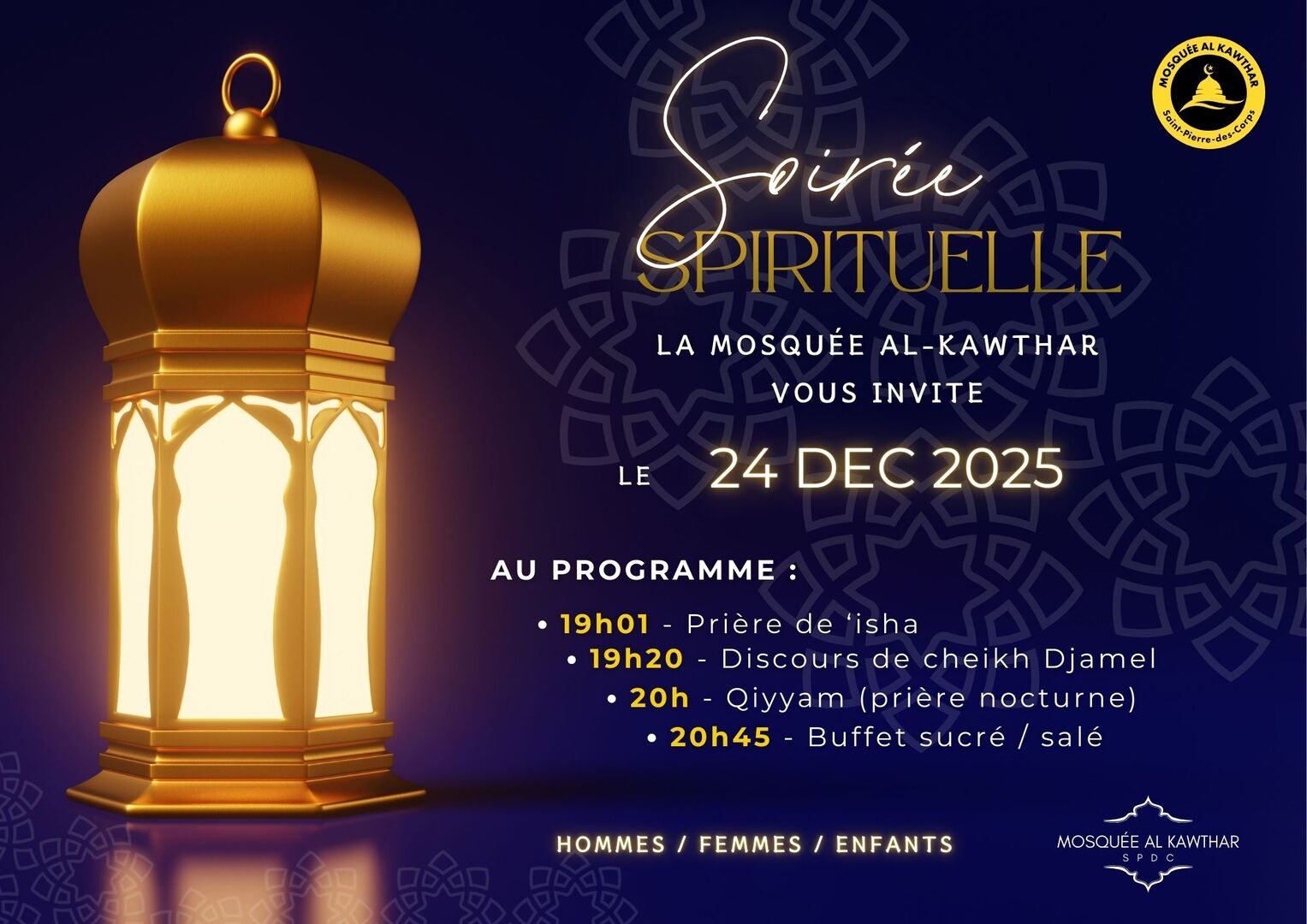 Soirée Spirituelle