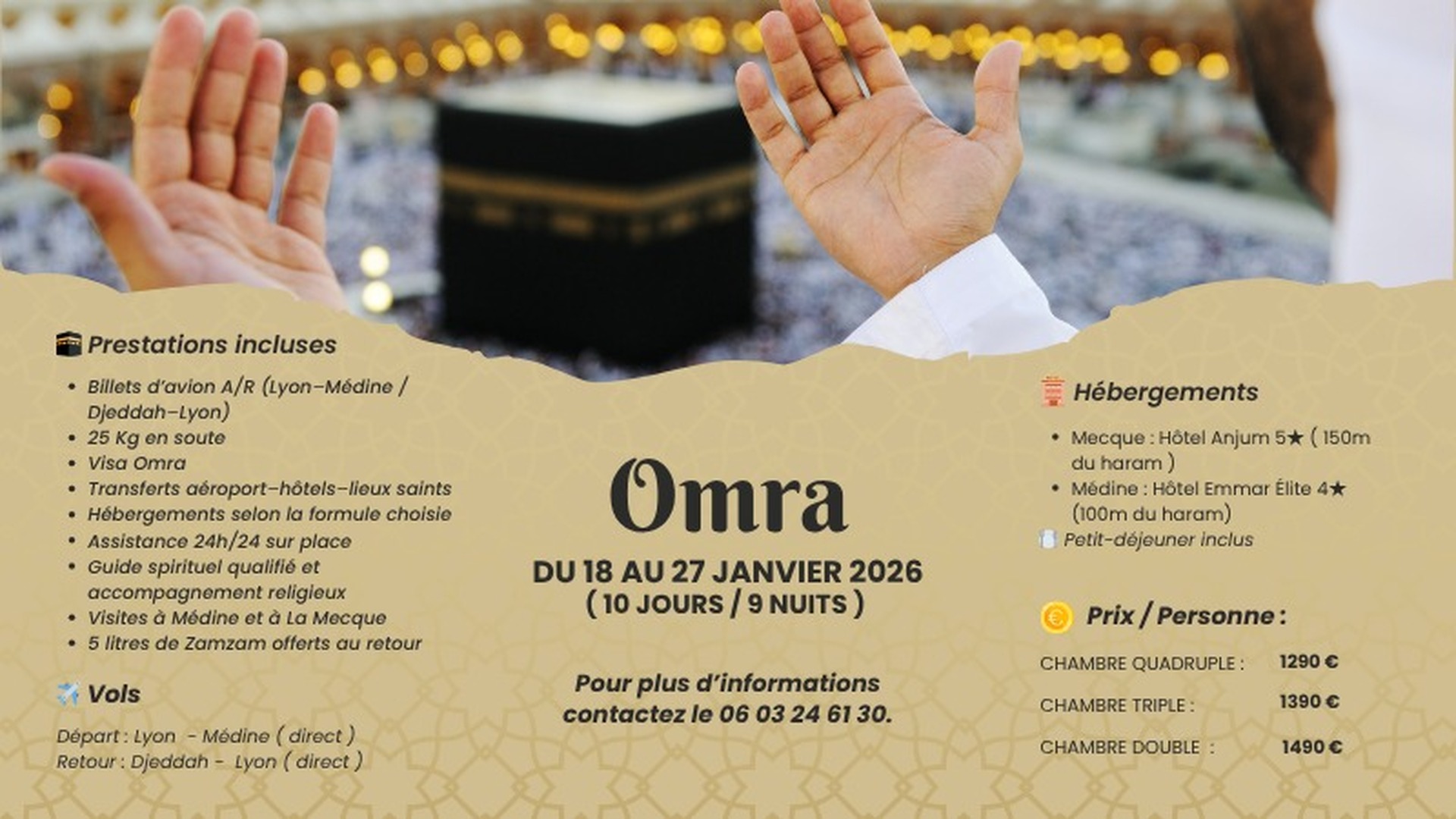 Omra Janvier 2026