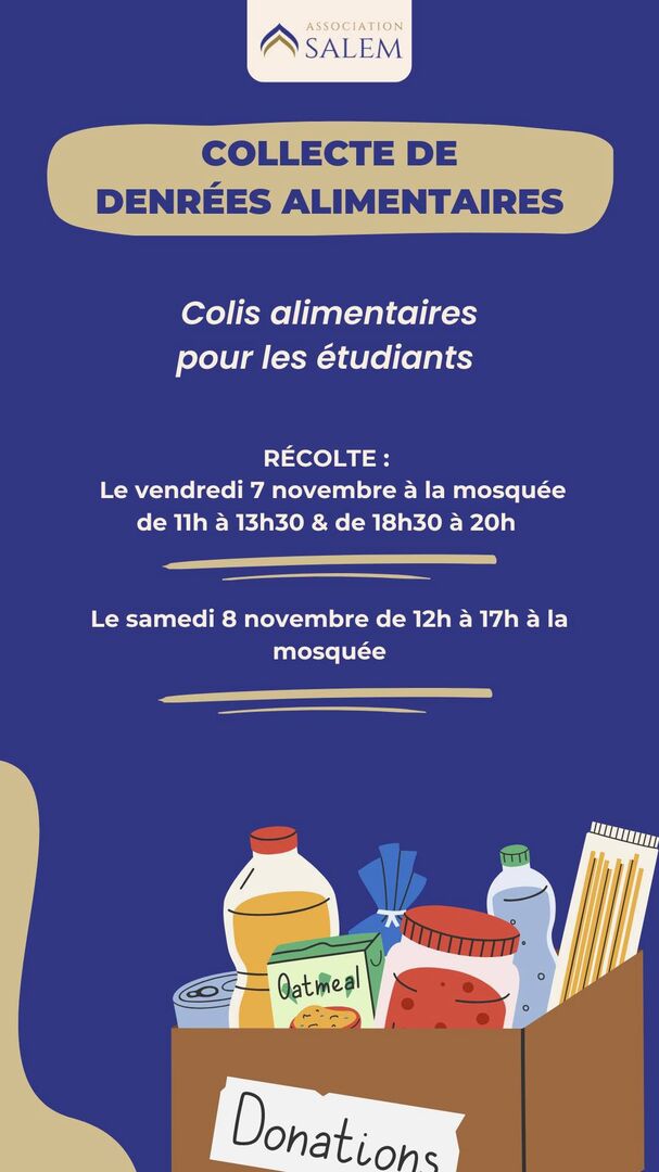 Colis alimentaire pour les étudiants
