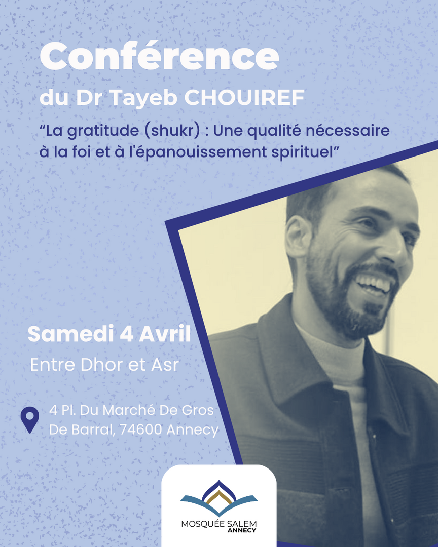 Conférence le samedi 04/04