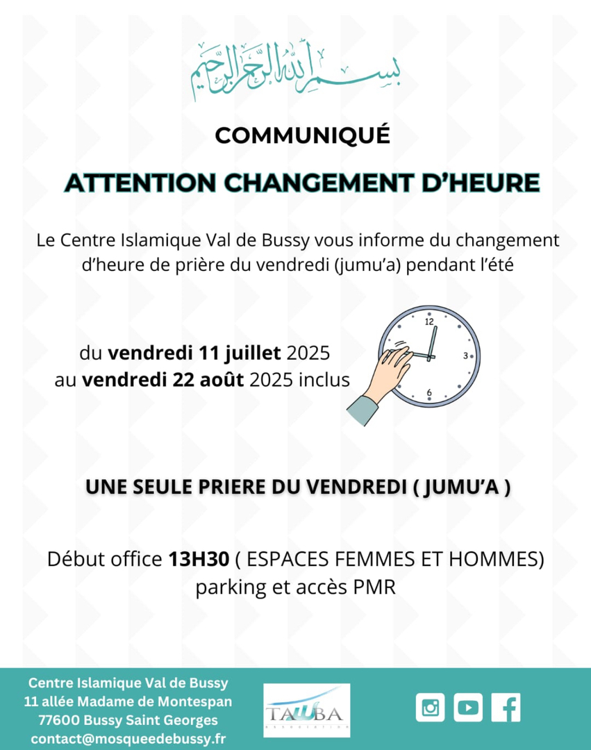 Horaire Joumoua