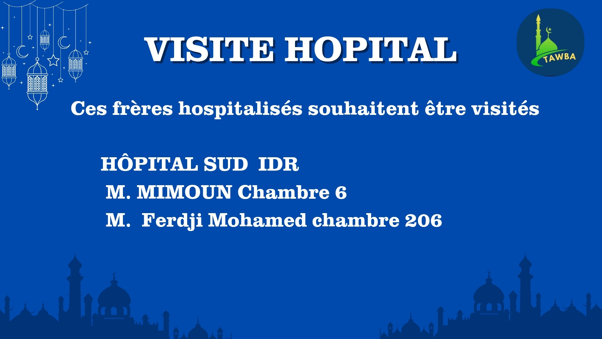 Visite hôpital