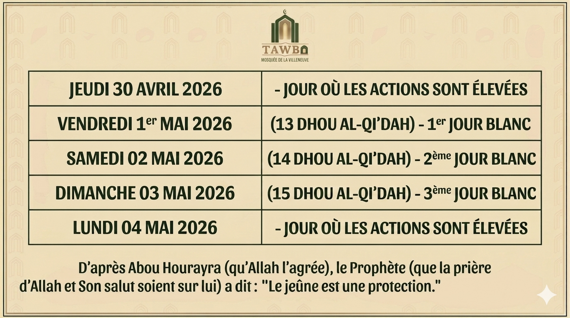 Jours blancs