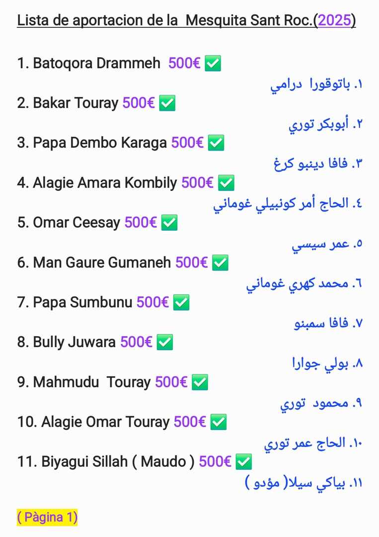 Aportacion de la Mesquita.