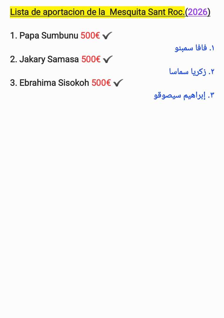 Aportacion de la Mesquita.