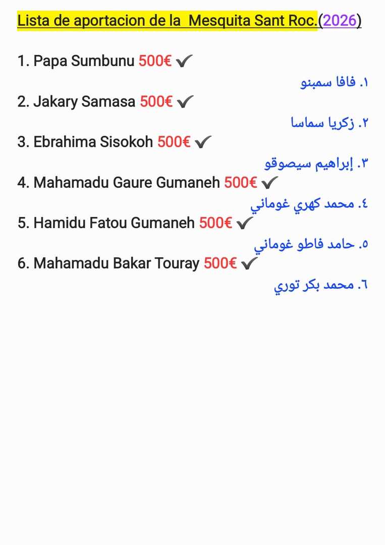 Aportacion de la Mesquita.