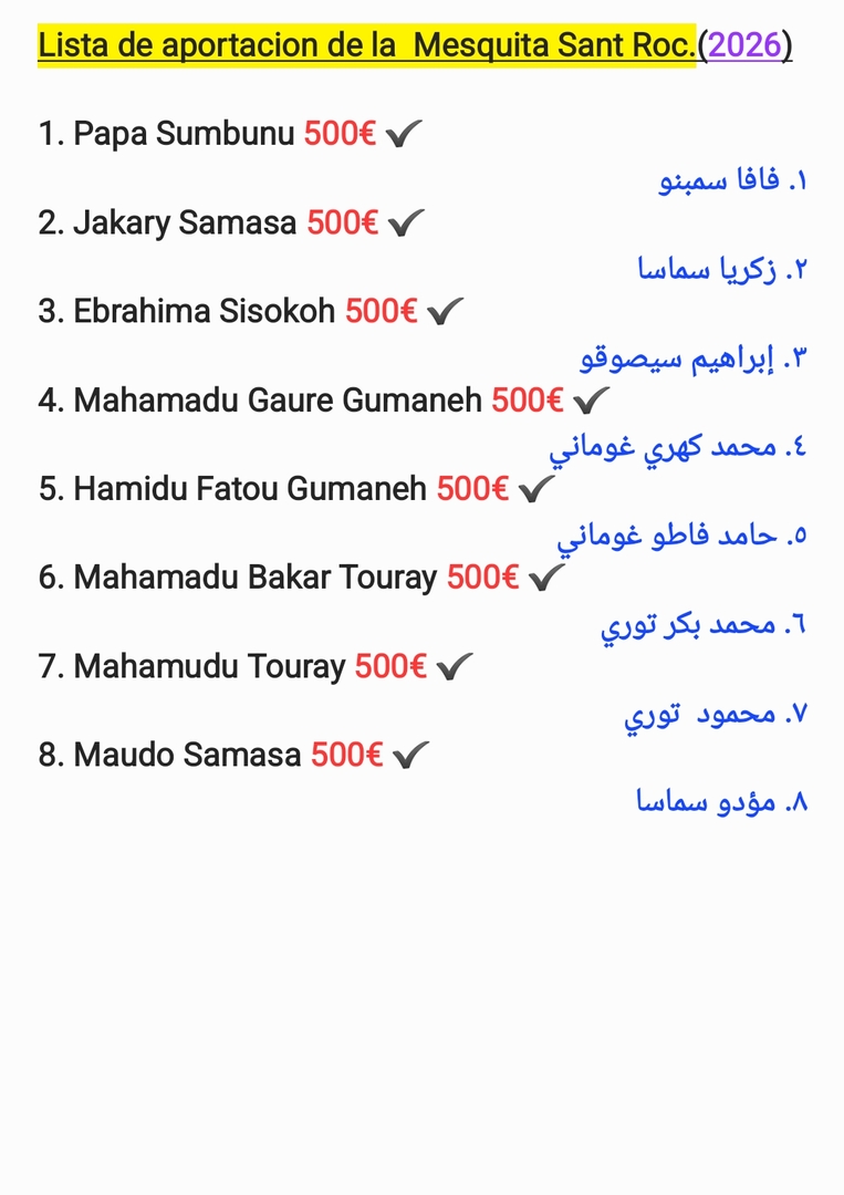 Aportacion de la Mesquita.