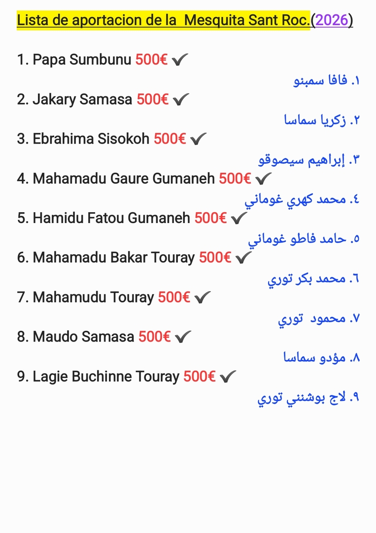 Aportacion de la Mesquita.