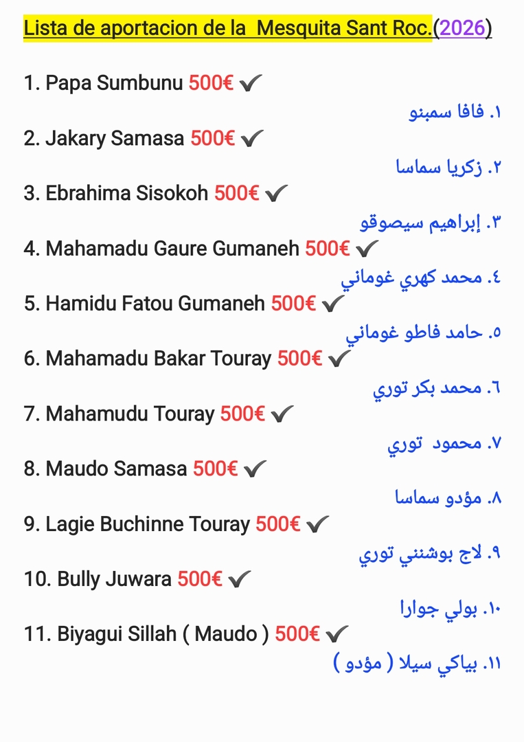 Aportacion de la Mesquita.