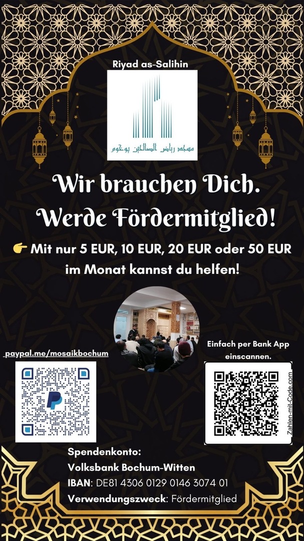 Unterstütze Riyad as-Salihin Moschee