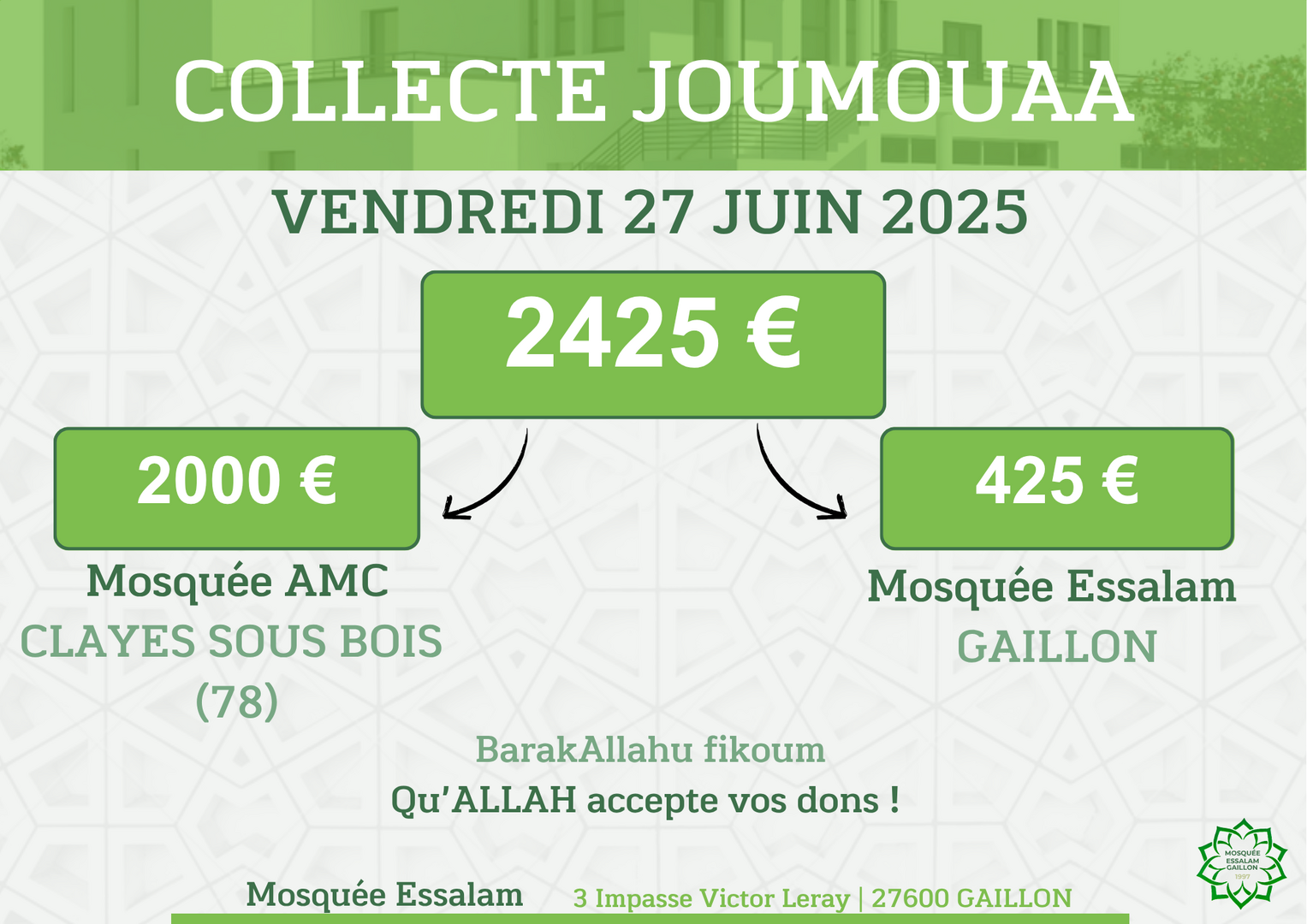 COLLECTE JOUMOUAA 27/06