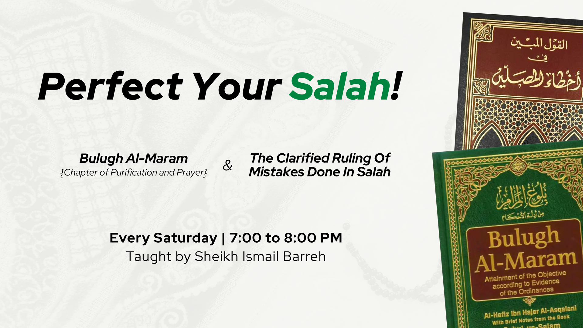 Saturday Halaqa Sh. Ismail