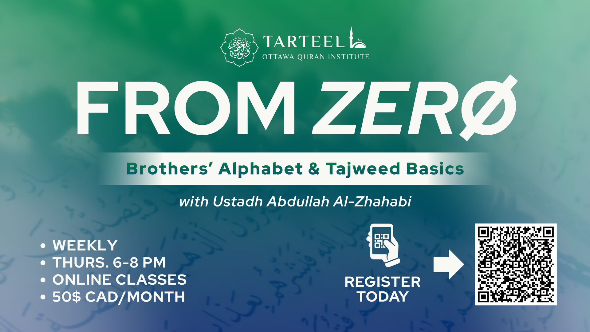 From Zero Tarteel Program