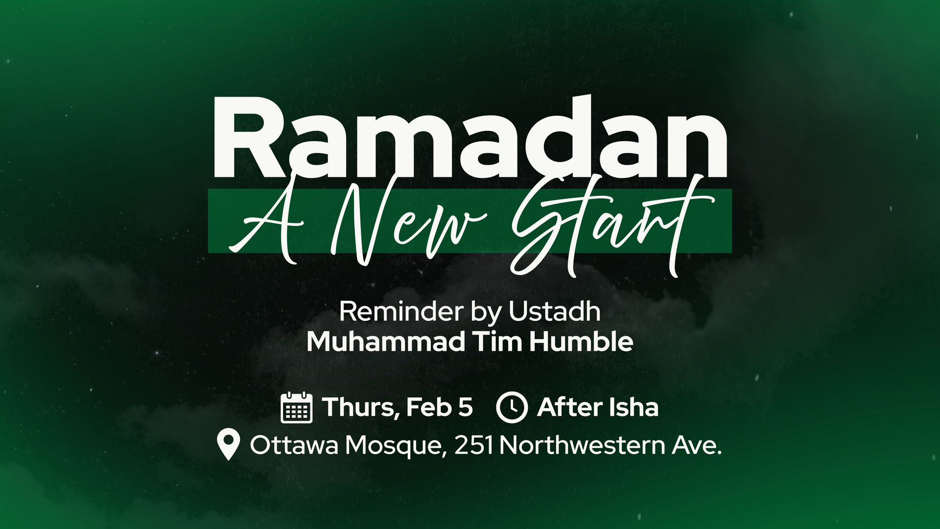 Ustadh Muhammad Tim Humble Reminder