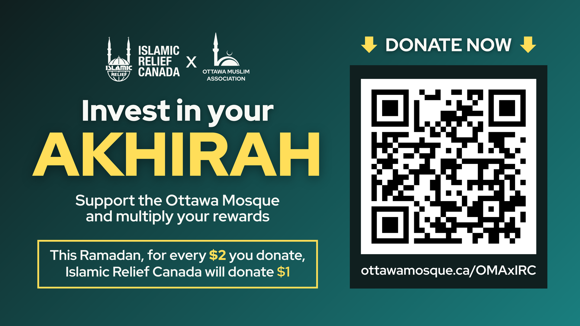 OMA x IRC Fundraiser