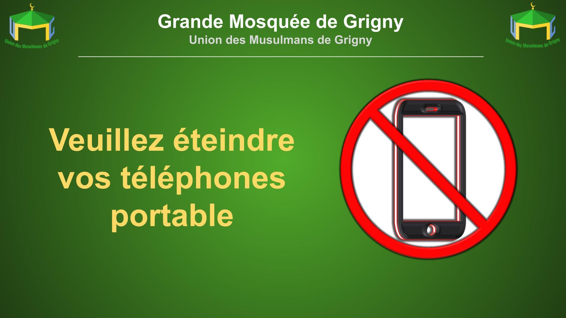 Téléphone éteint SVP