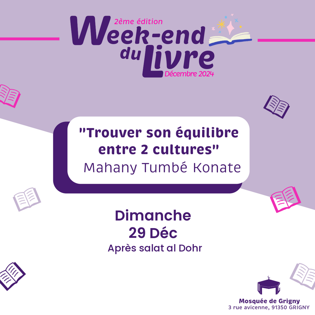 Conférence Dimanche Week end du Livre