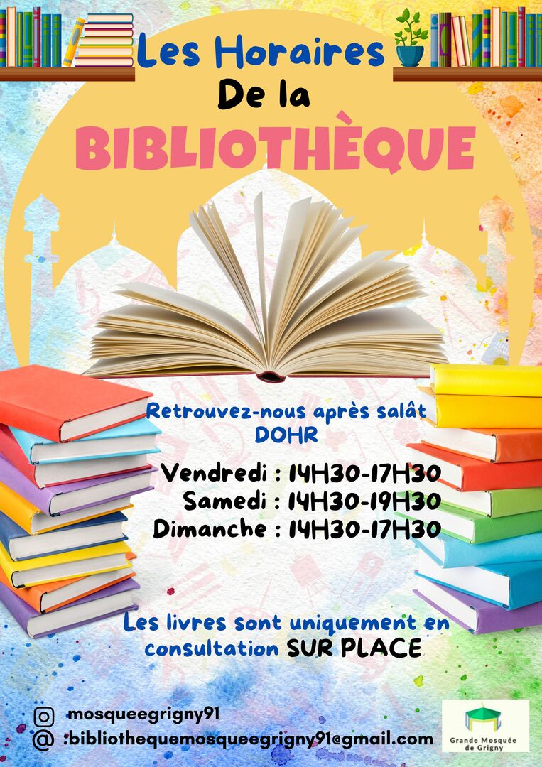Horaires Bibliothèque