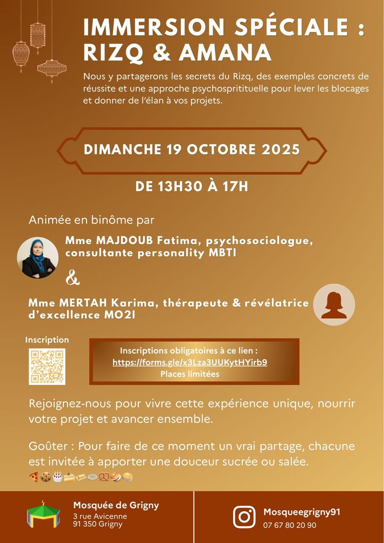 Conférence Femme "RIZK & Amana"