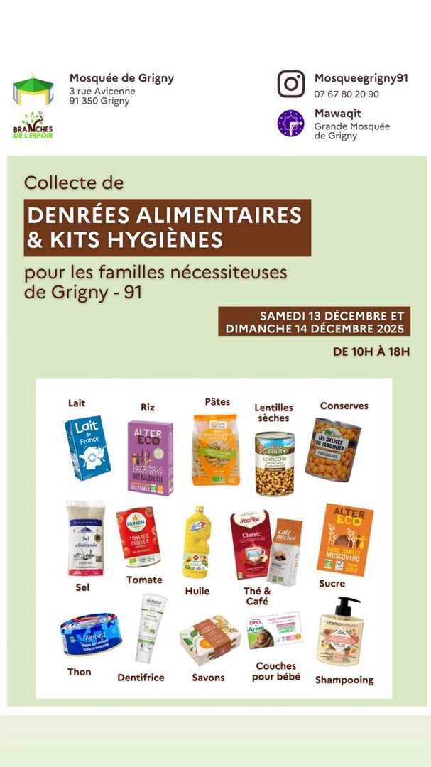 Collecte Branche de l'espoir