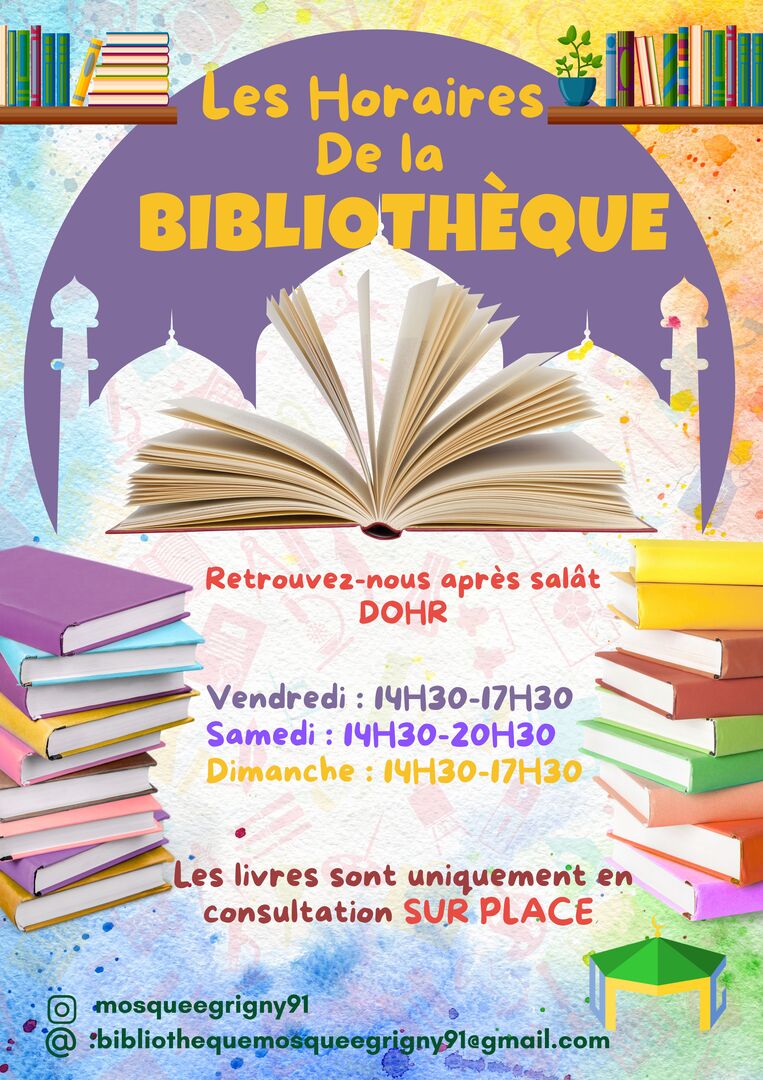 Horaires Bibliothèque