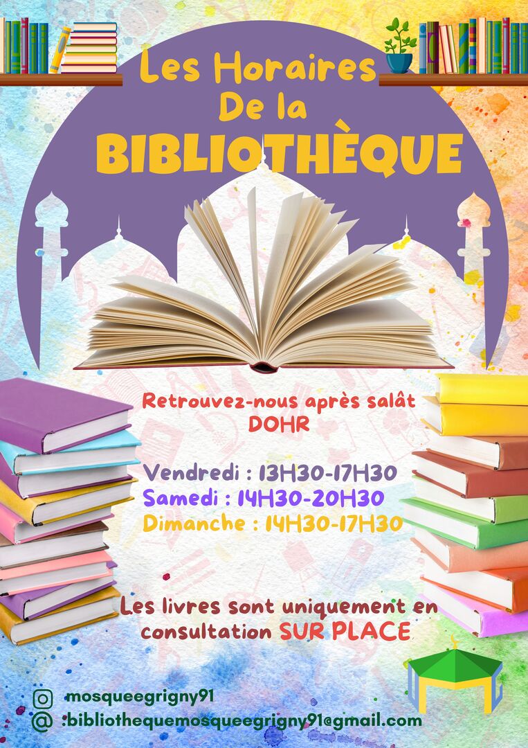 Horaires Bibliothèque