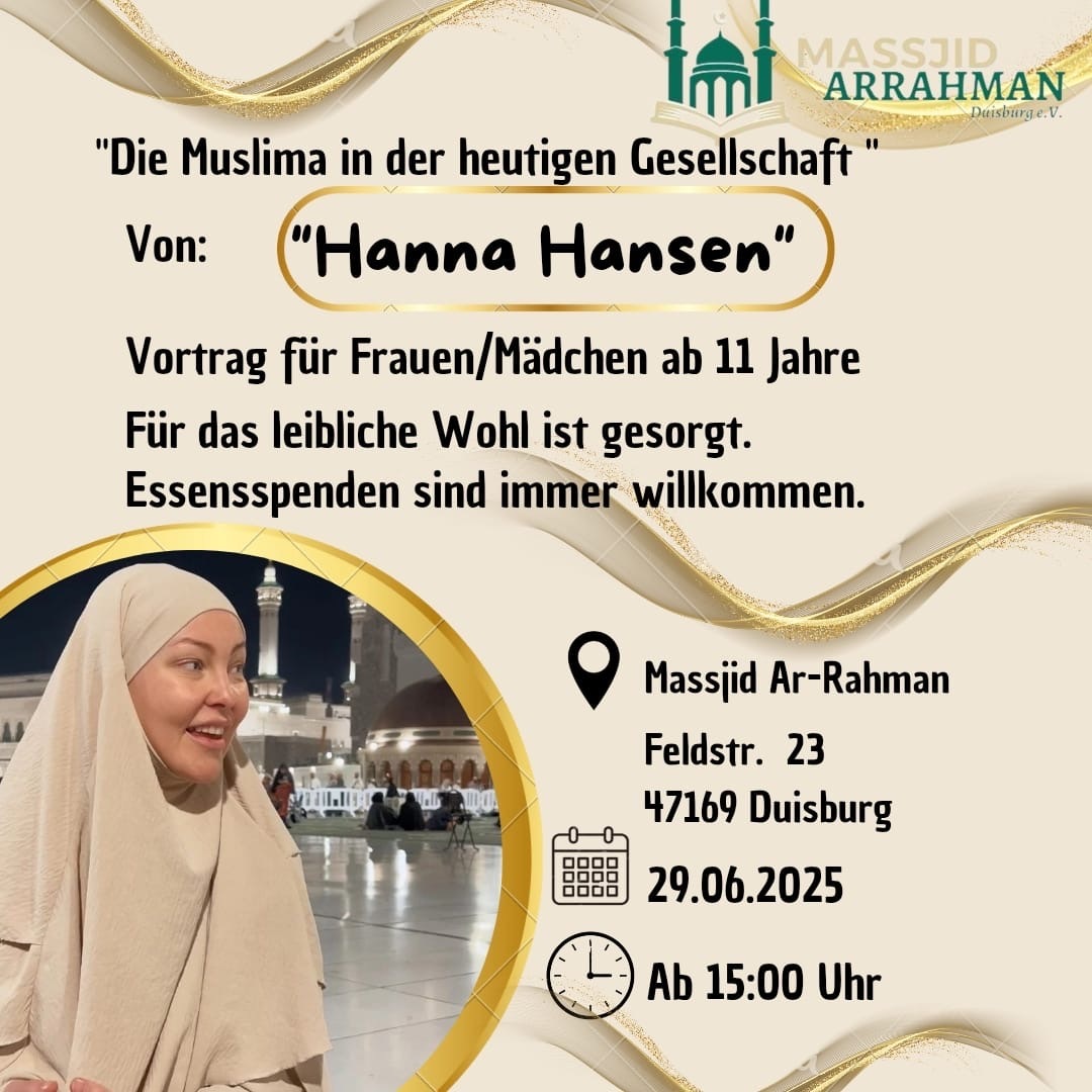Vortrag für Frauen/Mädchen