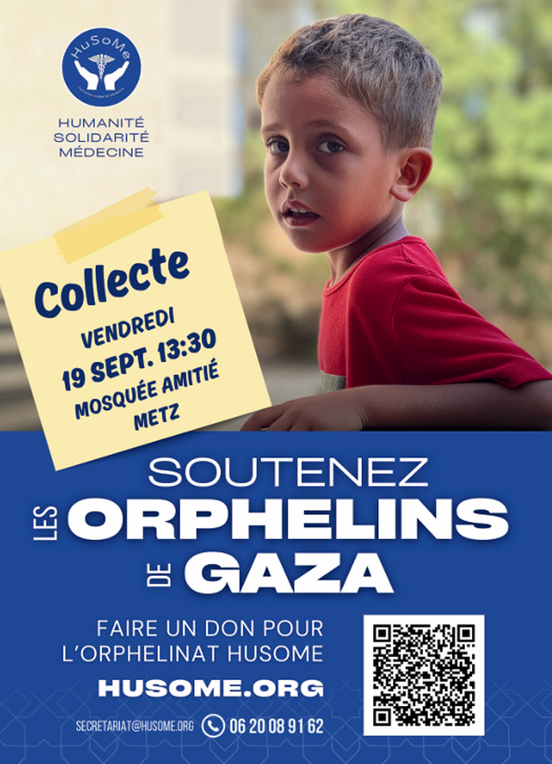 DONS POUR LES ORPHELINS DE GAZA
