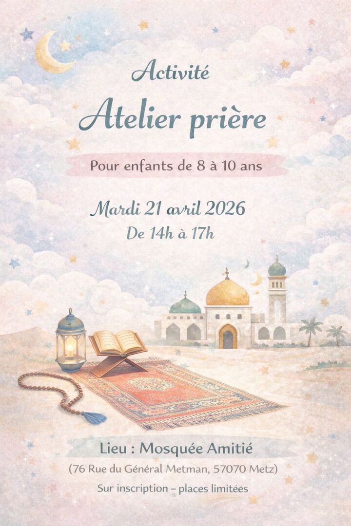 Activité Atelier prière