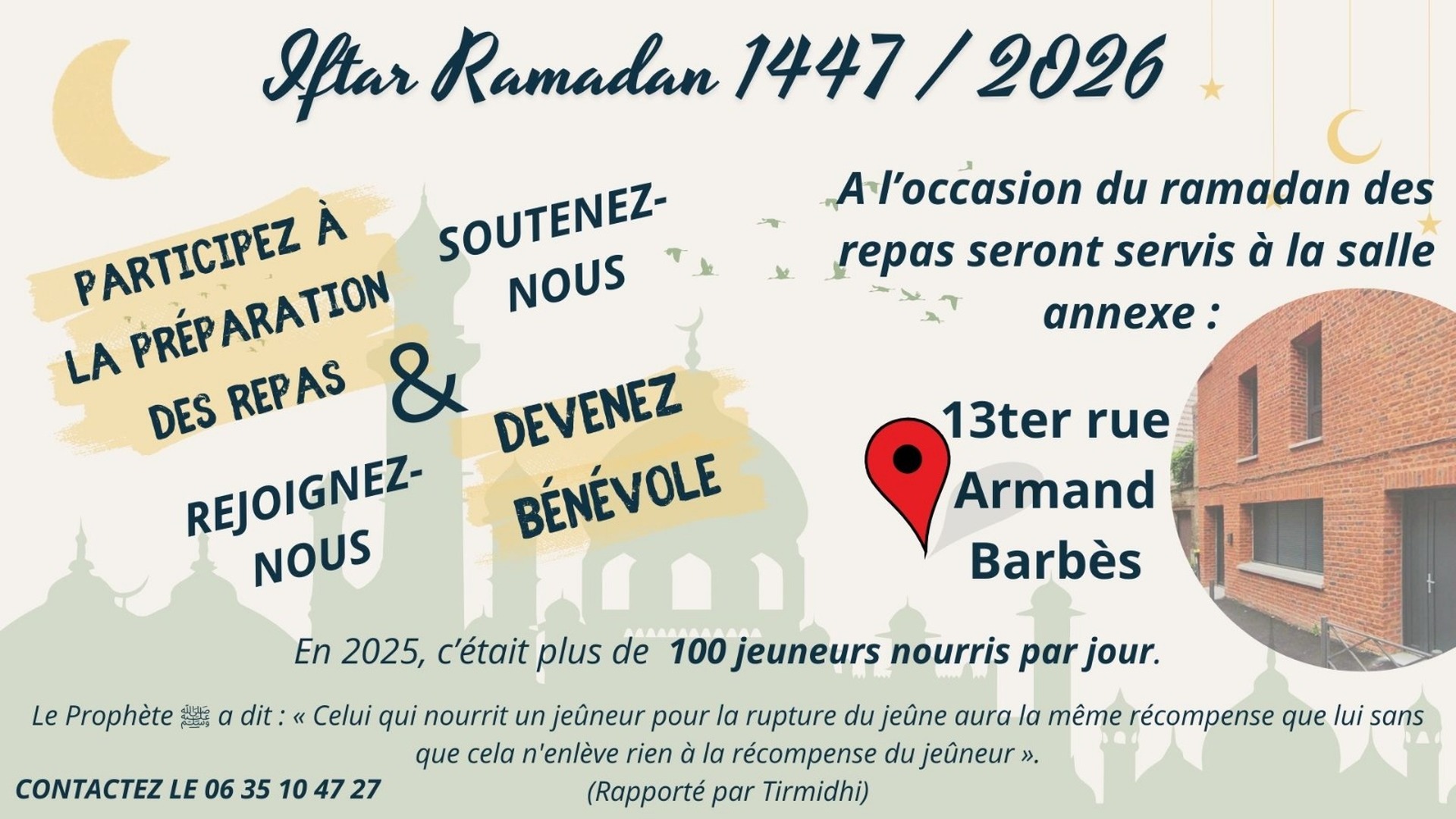 Opération Iftar Ramadan 2026